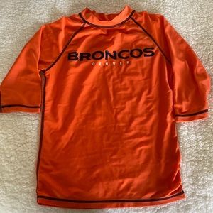 Boys Broncos swim shirt - 14/16
